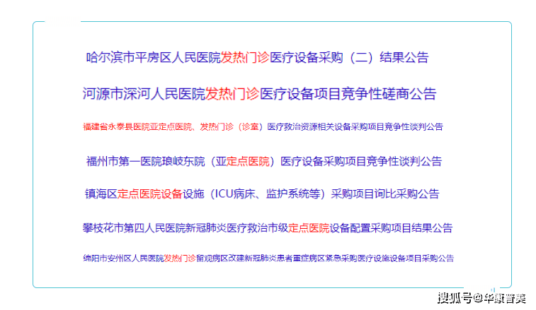 开云 开云体育官网多地发文:紧急采购大批医疗设备(附清单)(图2) 开云 开云体育官网多地发文:紧急采购大批医疗设备(附清单)(图2)