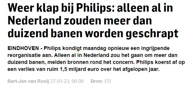 Kaiyun 开云预亏110亿飞利浦计划再裁千人(图2)