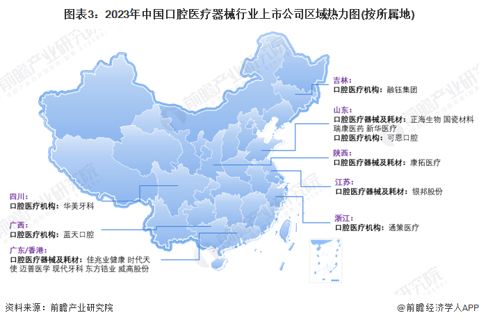 Kaiyun 开云【最全】2023年口腔医疗器械行业上市公司全方位对比(附业务布局汇总等)(图3)