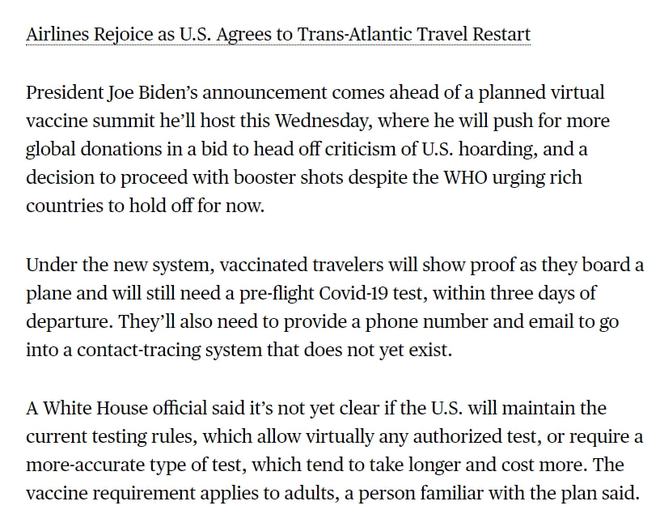 重磅！美国CDC承认中国疫苗！11月直飞美国最全入境开云 开云体育平台攻略来了！(图2)