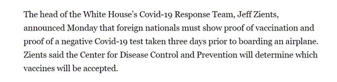 重磅！美国CDC承认中国疫苗！11月直飞美国最全入境开云 开云体育平台攻略来了！(图4)